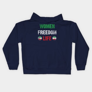 Women Freedom Life Kids Hoodie